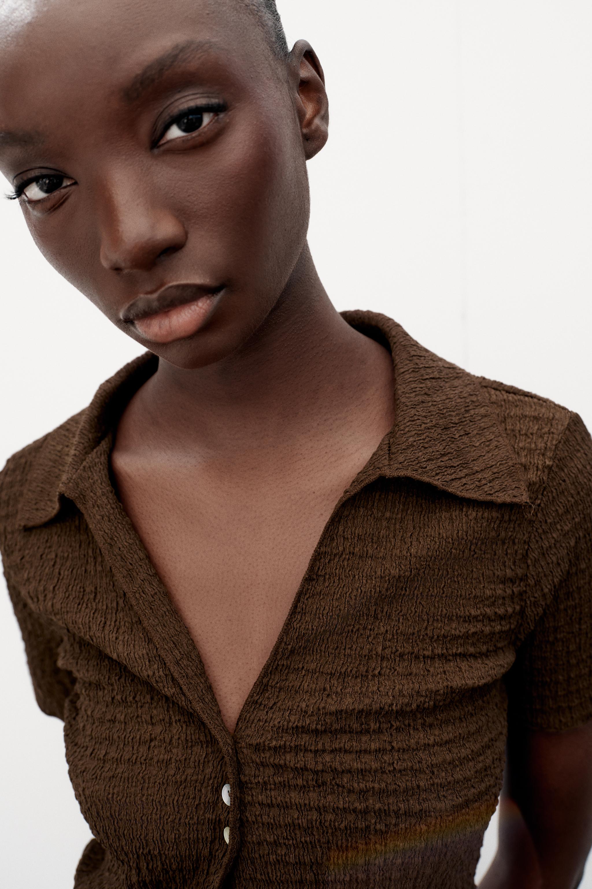 VESTE COURTE TEXTURÉE